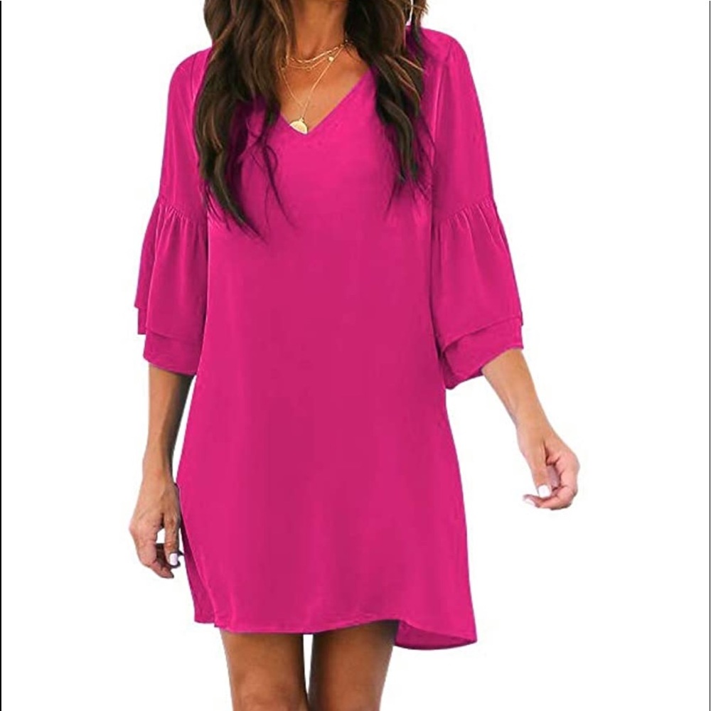 Women’s Bell Sleeve Shift Dress